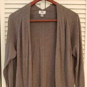 Ladies long cardigan sweater